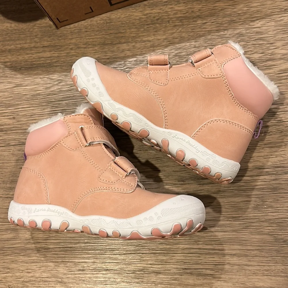 Mishansha Kids Boots in Pink And Purple, With Fur!